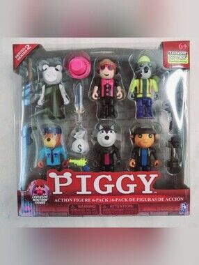 Piggy Series 2 Action Figure 6-Pack PhatMojo Roblox Exclusive MiniToon DLC Code